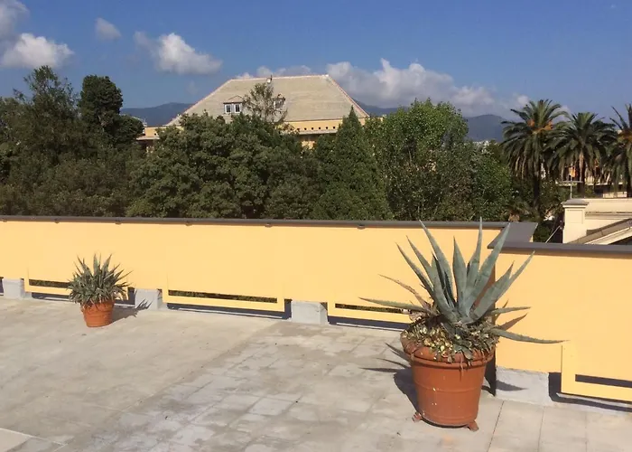 Small Shared House Terrace Above Genova